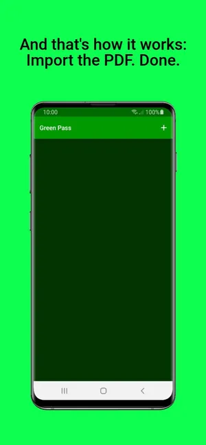 Green Pass PDF Wallet